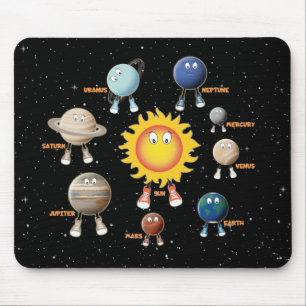 Planets and The Solar System Mouse Pad