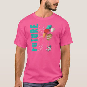 Planets Balloon Kids Outer Space Science Future As T-Shirt