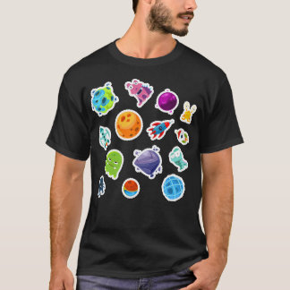 Planets Colour Kids T-Shirt