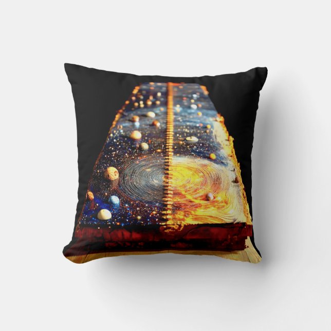 Planets Embedded Cushion (Front)