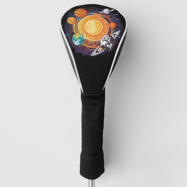 Planets Golf Head Cover (Front)