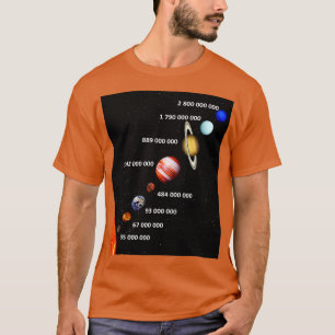Planets in Order From the Sun T-Shirt