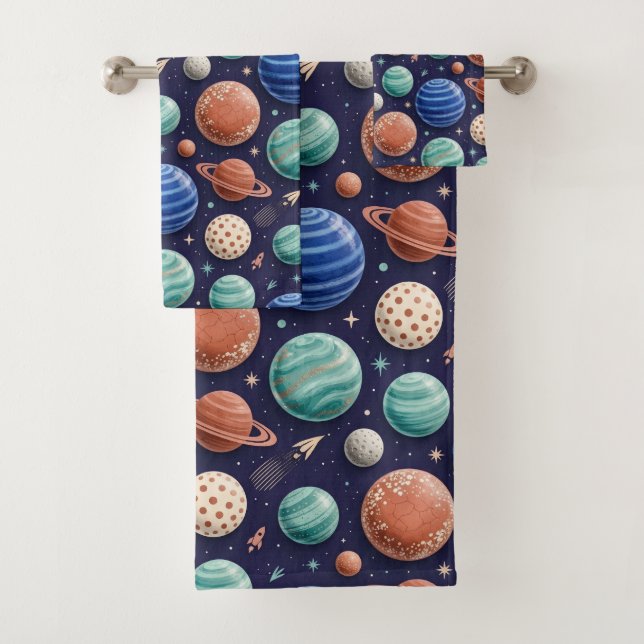 Planets Intergalactic Towel Set (Insitu)