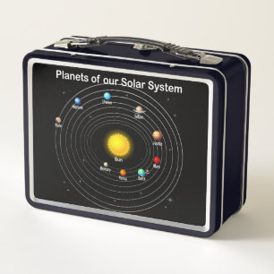 Planets Metal Lunch Box