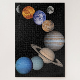 Planets of the solar system jigsaw puzzle