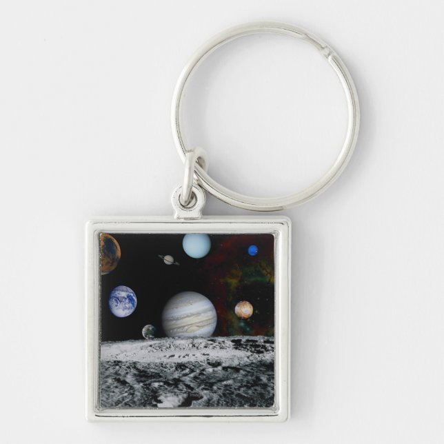 Planets of the Solar System Key Ring (Front)
