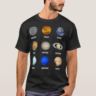 Planets of The Solar System  T-Shirt