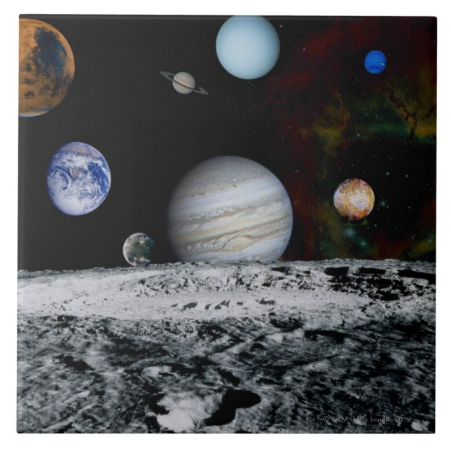 Planets of the Solar System Tile (Front)