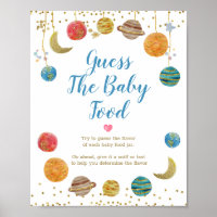 Planets Outer Space Galaxy Guess the Baby Food