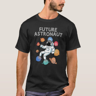 Planets Outer Space Junior Astronaut Galaxy Future T-Shirt