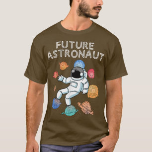 Planets Outer Space Junior Astronaut Galaxy Future T-Shirt