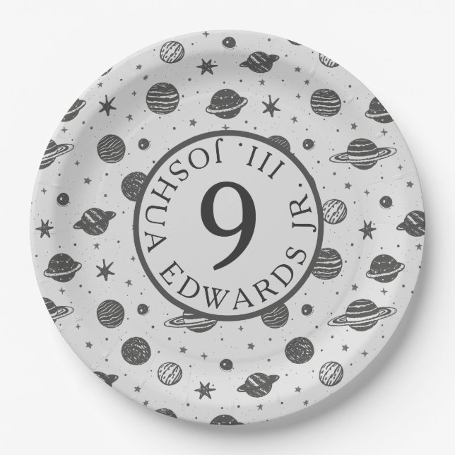 Planets Paper Plate (Front)