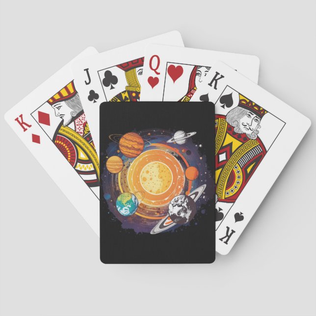 Planets Playing Cards (Back)