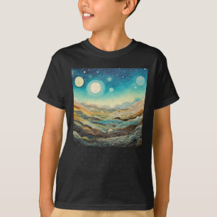 Planets Psychedelic Landscapes Sublime Nature Stic T-Shirt