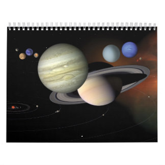 Planets & Solar System Space Calendar