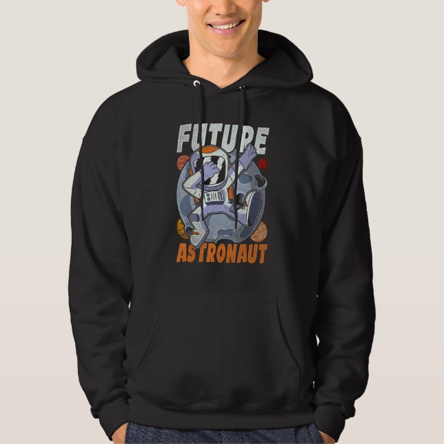 Planets Space Science Astronomy Dabbing Future Ast Hoodie (Front)