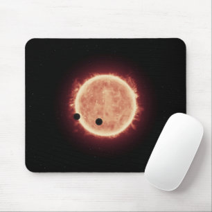 Planets Transiting Red Dwarf Star In Trappist-1 Mouse Pad