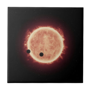 Planets Transiting Red Dwarf Star In Trappist-1 Tile