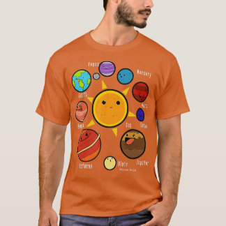 Planets Universe Astronomy Science Education  T-Shirt