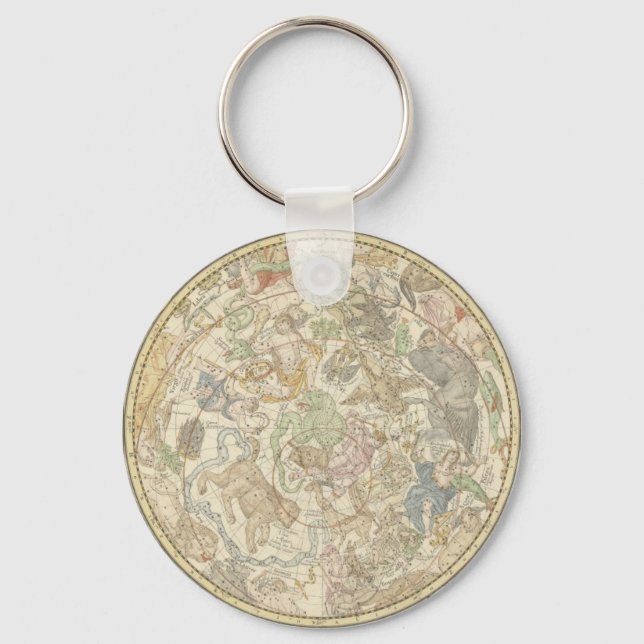 Planisphaerii Coelestis Hemis. Key Ring (Front)