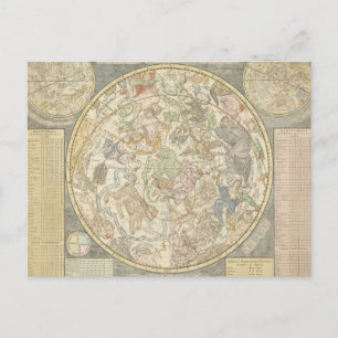 Planisphaerii Coelestis Hemis. Postcard