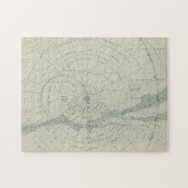 Planisphere Celeste Hemisphere Jigsaw Puzzle (Horizontal)