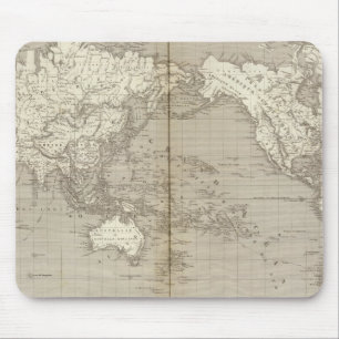 Planisphere diagram of solar system mouse pad