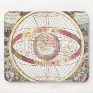 Planisphere, from 'Atlas Coelestis' Mouse Pad