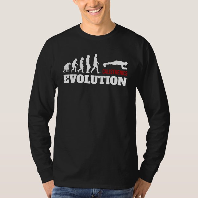 Plank Calisthenics Evolution Street Workout Clothe T-Shirt (Front)