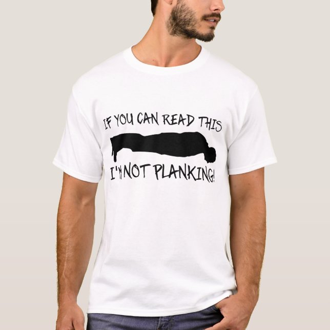 Planking Funny Shirt (Front)