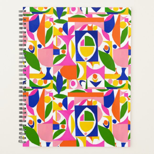 Planner (8.5" x 11"), Soft Cover, Black Spiral Pl (Front)