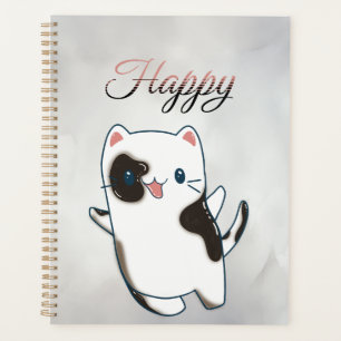 Planner - Cute Kawaii Happy Kitty