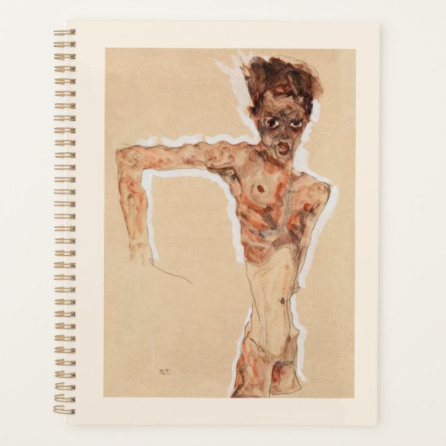 PLANNER : EGON SCHIELE : SELF PORTRAIT (Front)