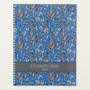 Planner Elegant Leaves Berries Botanical Pattern