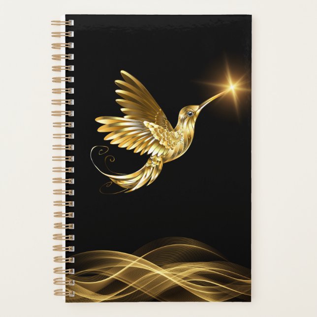 Planner Gold Hummingbird (Front)