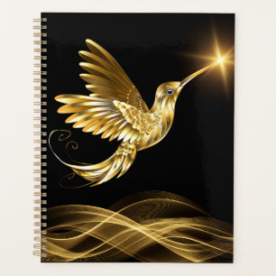 Planner Gold Hummingbird