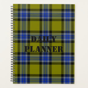Planner - Green and Blue Plaid HAMbWG