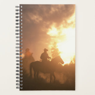 Planner Horse Photo Equine Sunset Cowboy