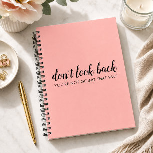 Planner Inspirational Quote Pink Organiser Gift