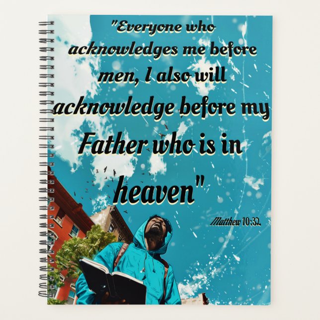 Planner Matthew 10:32 (Front)