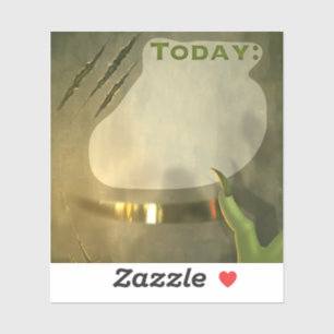 Planner Sticker Green Square Scrapbook