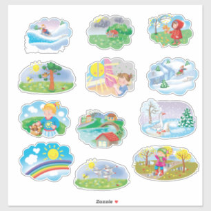 Planner stickers , cartoons cute children’s