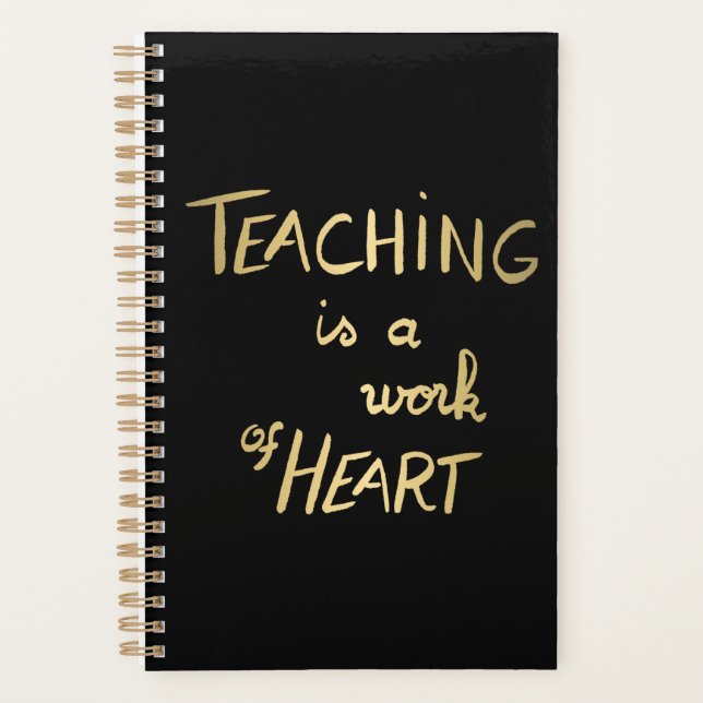 Planner "Teaching is a work of heart" (Front)