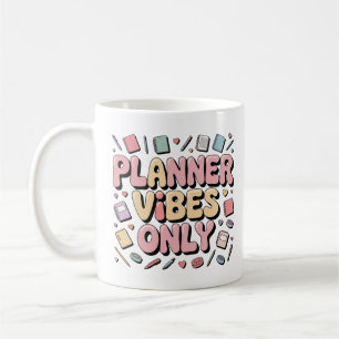 Planner Vibes Only Pastel Journalling Back to Scho Coffee Mug