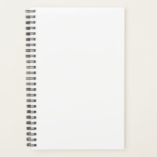 Planner White Colour Simple Plain White