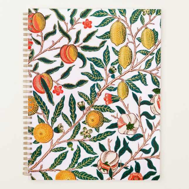 PLANNER : WILLIAM MORRIS : POMEGRANATES (Front)