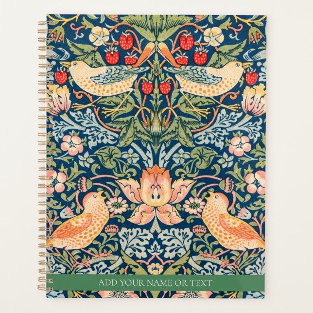 PLANNER : WILLIAM MORRIS : STRAWBERRY THIEVES (Front)