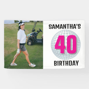 Planning a LADY Golf Birthday Bash! Banner