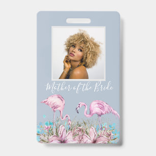 PLANNING Gifts for Bride - Flamingo Theme ID Badge