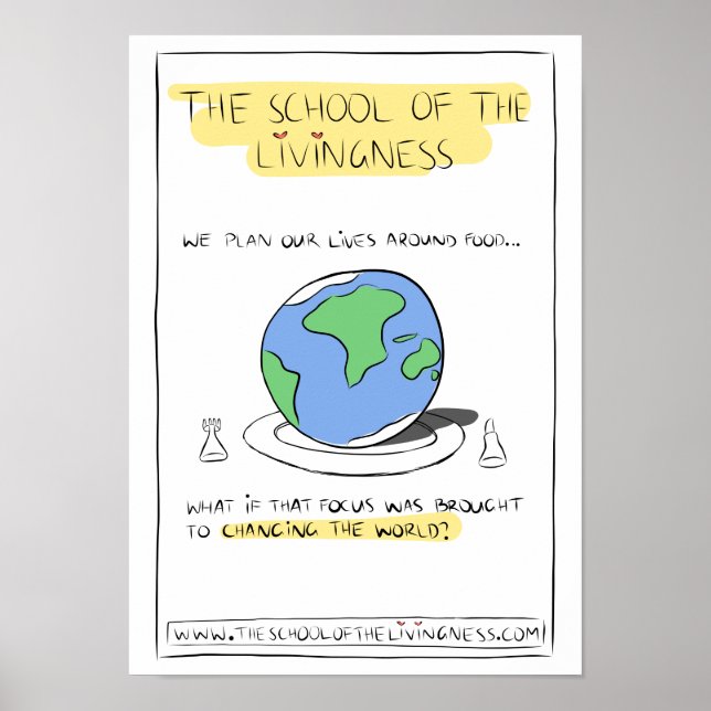 Planning Our Lives Around Food Poster (Front)